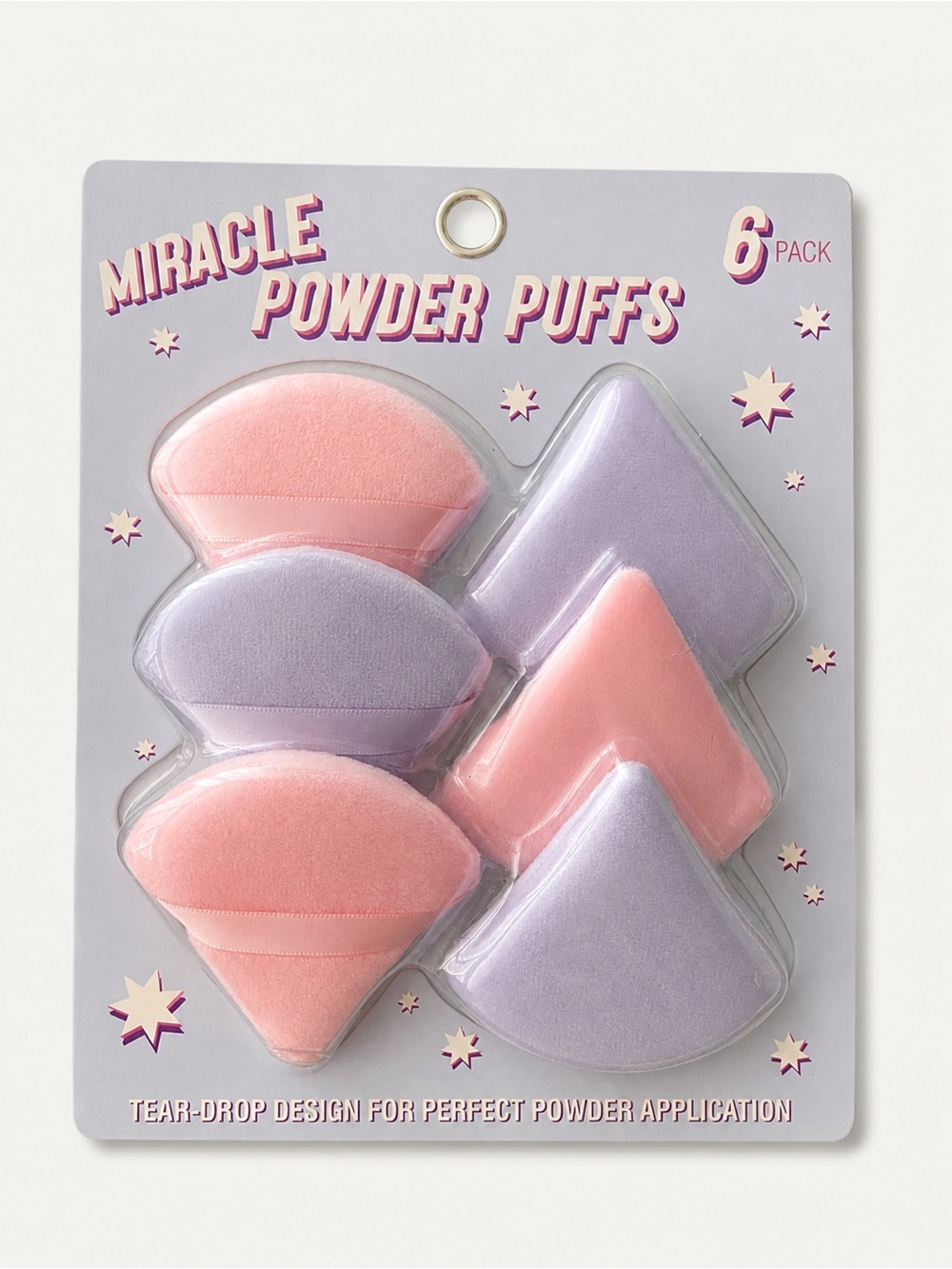 Miracle Powder Puffs - Pink & Lavender 6-Pack